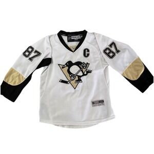 Sidney Crosby #87 Pittsburgh Penguins Reebok Youth LXL Stitched White NHL Jersey